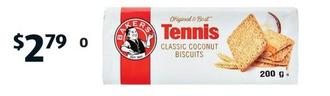 Baker’s - Tennis Biscuits 200g offers at $2.79 in ALDI