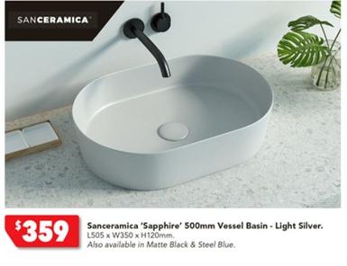 Sink offers at $359 in Harvey Norman