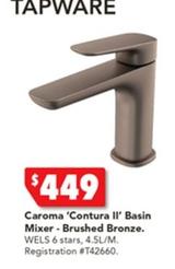 Tap offers at $449 in Harvey Norman
