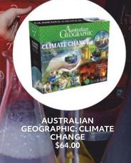Australian Geographic Climate Change  offers at $64 in Australian Geographic