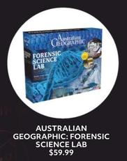 Australian Geographic: Forensic Science Lab offers at $59.99 in Australian Geographic
