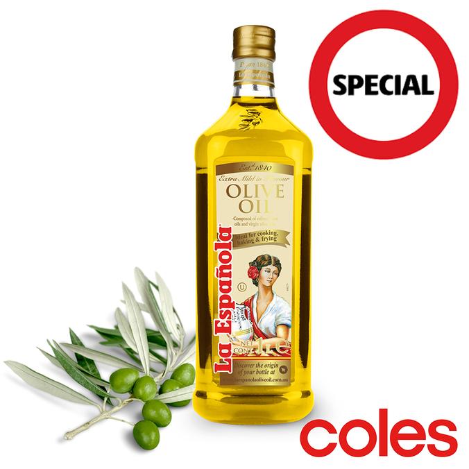 La Espanola Olive Oil 1L offers at $18 in Coles