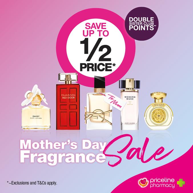 Shop up to 1/2 price on fragrances offers in Priceline