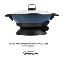 Sunbeam - - Diamondforce Wok offers at $149 in Harvey Norman
