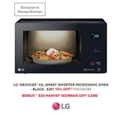 Microwave offers at $20 in Harvey Norman