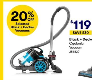 Black & Decker - Cyclonic Vacuum offers at $119 in BIG W
