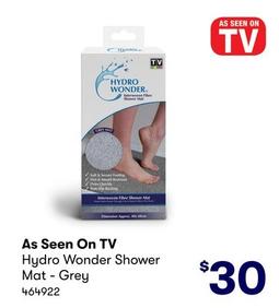 As Seen On TV - Hydro Wonder Shower Mat - Grey offers at $30 in BIG W