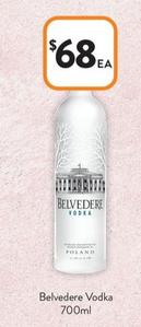 Belvedere - Vodka 700ml offers at $68 in Foodworks