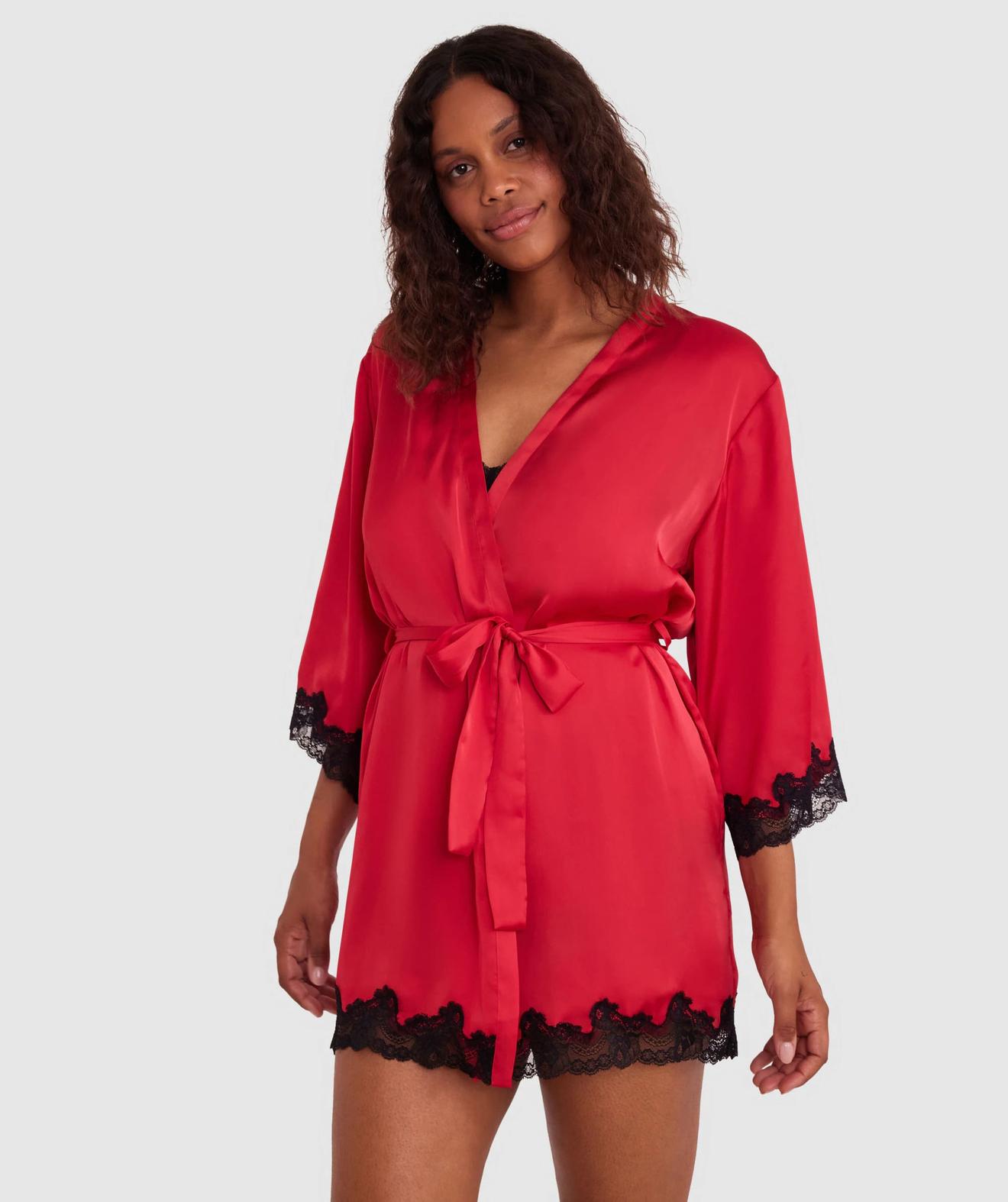 Sammy Short Wrap - Red offers at $69.99 in Bras N Things