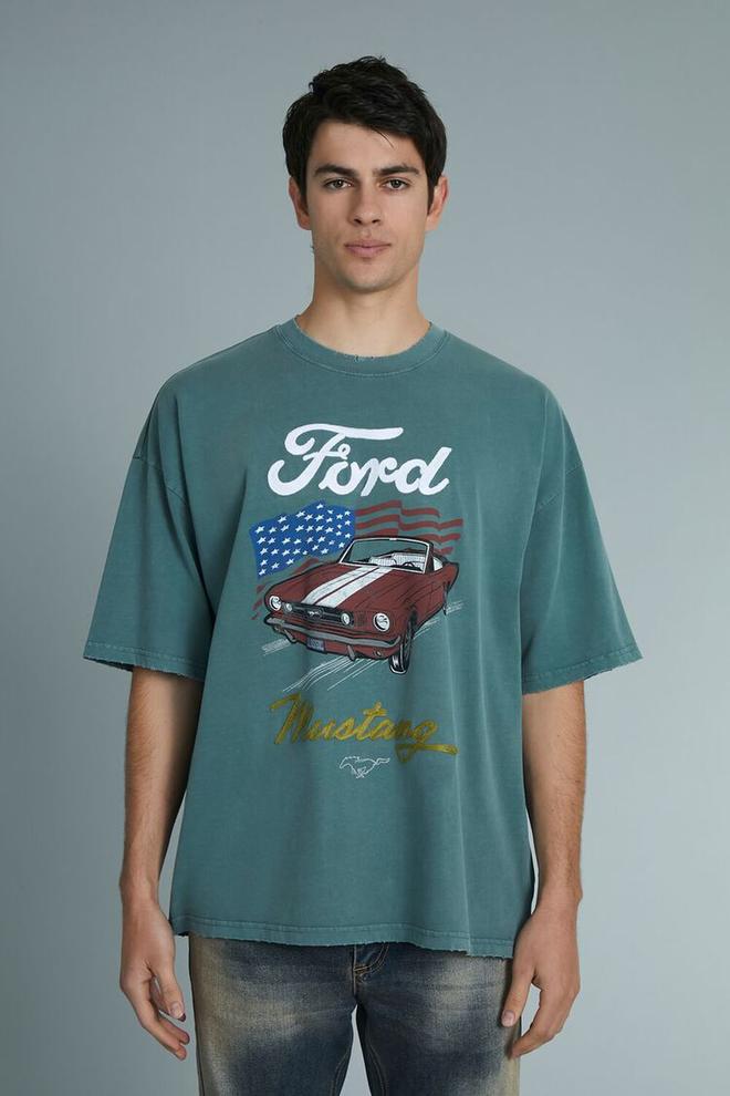 Ford Embroidered Graphic Tee offers at $59 in Forever 21