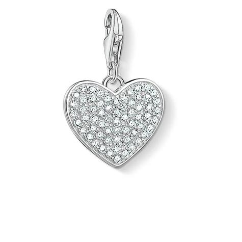 CHARM PENDANT "HEART PAVE' offers at $159 in Thomas Sabo