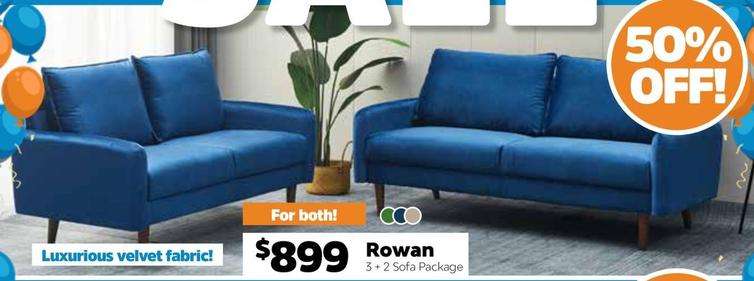 Sofas offers at $899 in ComfortStyle Furniture & Bedding