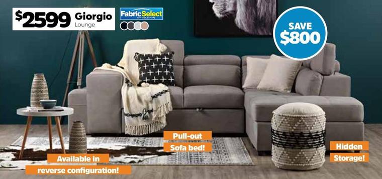 Sofas offers at $2599 in ComfortStyle Furniture & Bedding