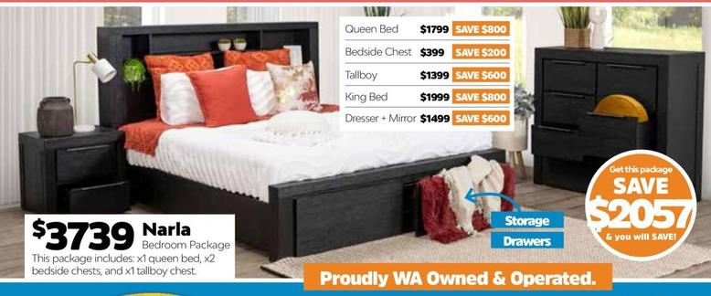 Bedrooms offers at $3739 in ComfortStyle Furniture & Bedding