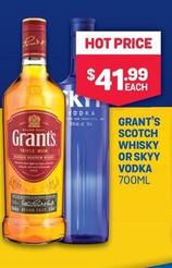 Spirits offers at $41.99 in Bottlemart