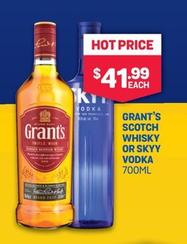 Spirits offers at $41.99 in Bottlemart