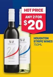 Houghton - Stripe Wines 750ml offers at $20 in Bottlemart