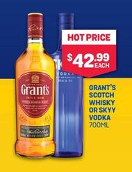 Spirits offers at $42.99 in Bottlemart