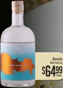 Moontide White Pearl Gin 700mL offers at $64.99 in Liquor Barons