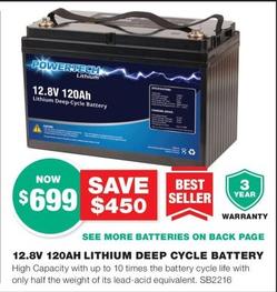 Batteries offers at $699 in Road Tech Marine