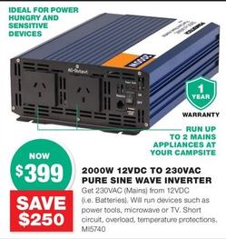 Power supply offers at $399 in Road Tech Marine