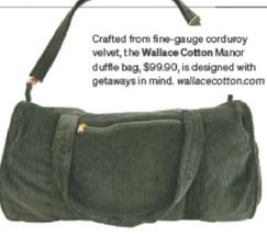 Wallace Cotton - Manor Duffle Bag offers at $99.9 in Air New Zealand