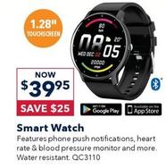 Smart Watch offers at $39.95 in Jaycar Electronics