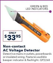 Non-contact Ac Voltage Detector offers at $33.95 in Jaycar Electronics