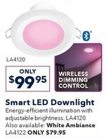 Smart Led Downlight offers at $99.95 in Jaycar Electronics