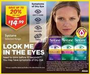 Systane - Selected Range offers at $14.99 in Chemist Outlet