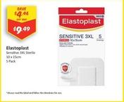 Elastoplast - Sensitive 3xl Sterile 10x15cm 5 Pack offers at $9.49 in Chemist Outlet