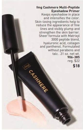 Fmg - Cashmere Multi-peptide Eyeshadow Primer offers at $18 in Avon