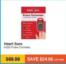 Heart Sure - A320 Pulse Oximeter offers at $69.99 in Chempro