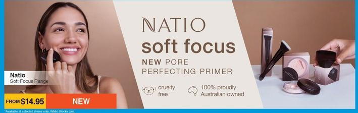 Natio - Soft Focus Range offers at $14.95 in Chempro