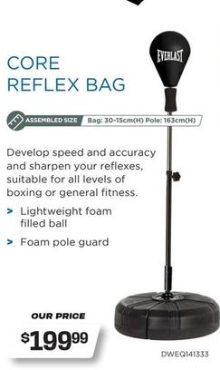 Core Reflex Bag offers at $199.99 in Sports Power