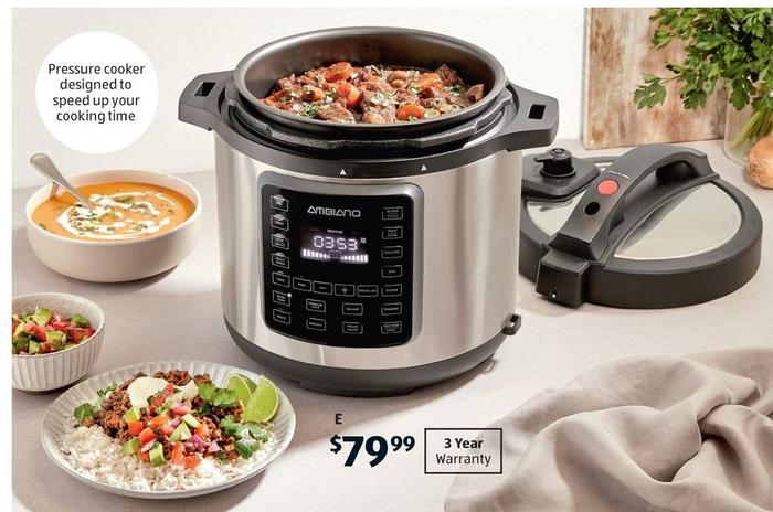 Multifunctional Pressure Cooker offers at $79.99 in ALDI