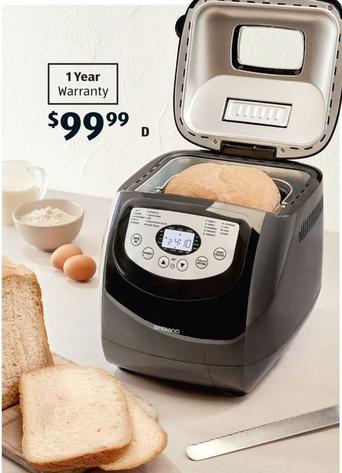 Bread Maker offers at $99.99 in ALDI