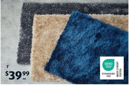 Soft Textured Rug offers at $39.99 in ALDI
