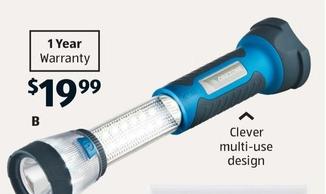 Extendable Led Torch offers at $19.99 in ALDI