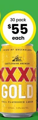 Xxxx - Gold Block Cans 375ml offers at $55 in The Bottle-O