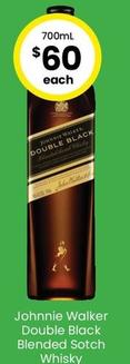 Johnnie Walker - Double Black Blended Sotch Whisky offers at $60 in The Bottle-O