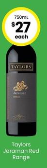 Taylors - Jaraman Red Range offers at $28 in The Bottle-O