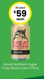 Great Northern - Super Crisp Block Cans 375ml offers at $63 in The Bottle-O