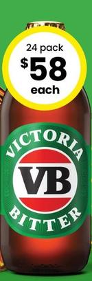 Victoria Bitter - Stubbies 375ml offers at $58 in The Bottle-O