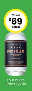 Four Pillars - Rare Dry Gin offers at $69 in The Bottle-O
