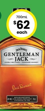 Jack Daniels - Gentleman Jack Tennessee Whiskey offers at $62 in The Bottle-O