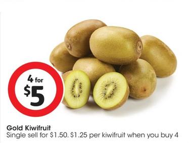 Gold Kiwifruit offers at $5 in Coles