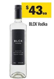 BLCK - Vodka offers at $43 in Coles