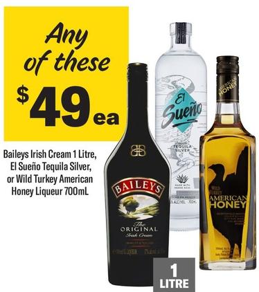 Baileys - Irish Cream 1 Litre offers at $49 in Coles