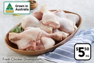 Fresh Chicken Drumsticks offers at $5.5 in Foodworks